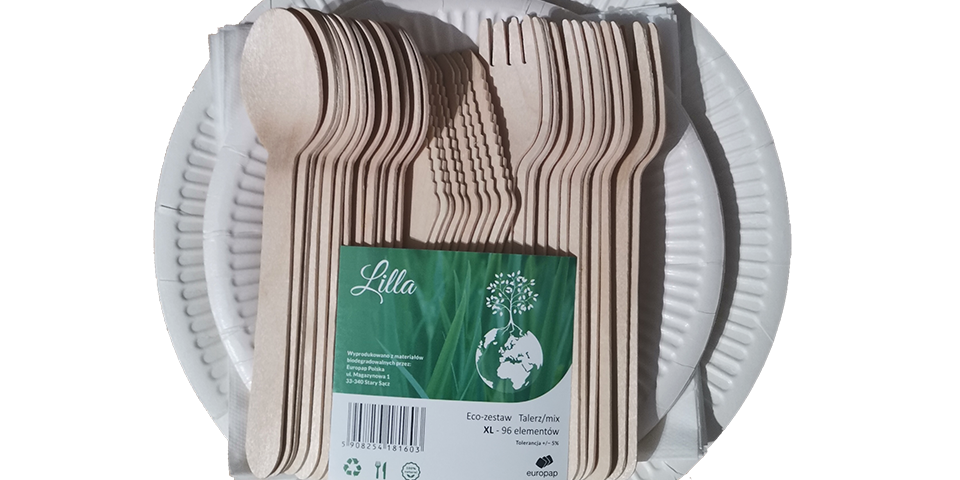 Eko zestaw grill talerz white rozmiar XL